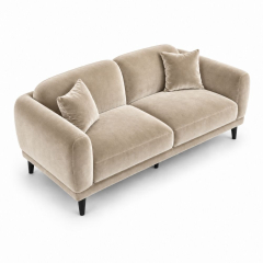 Sofa Đôi Lounge  - Nhung Champagne