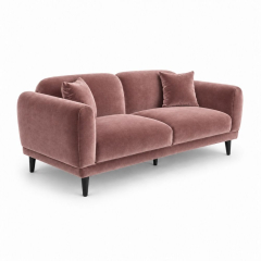 Sofa Đôi Lounge - Nhung Hồng Dusty