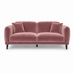 Sofa Đôi Lounge - Nhung Hồng Dusty