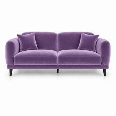 Sofa Đôi Lounge - Nhung Tím Lilac