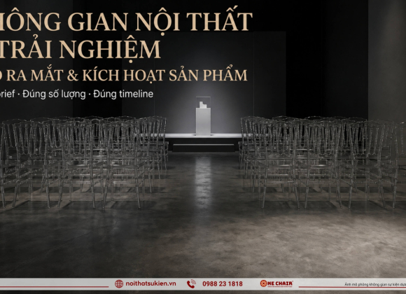 Nội thất & khu trải nghiệm cho lễ ra mắt sản phẩm & activation