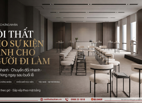 Nội thất & bục trao bằng cho lễ trao chứng nhận & tốt nghiệp khoá đào tạo