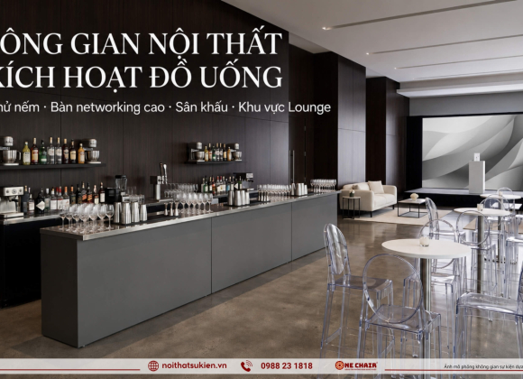 Nội thất & khu activation cho ra mắt đồ uống, bia rượu & F&B