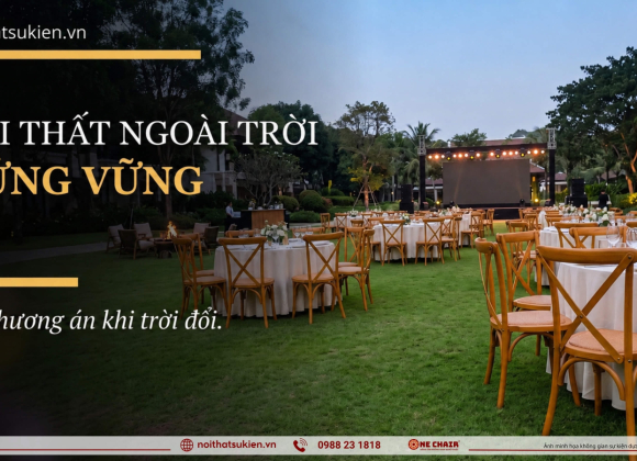 Nội thất chịu thời tiết cho tiệc tất niên ngoài trời, sân vườn & khu nghỉ dưỡng