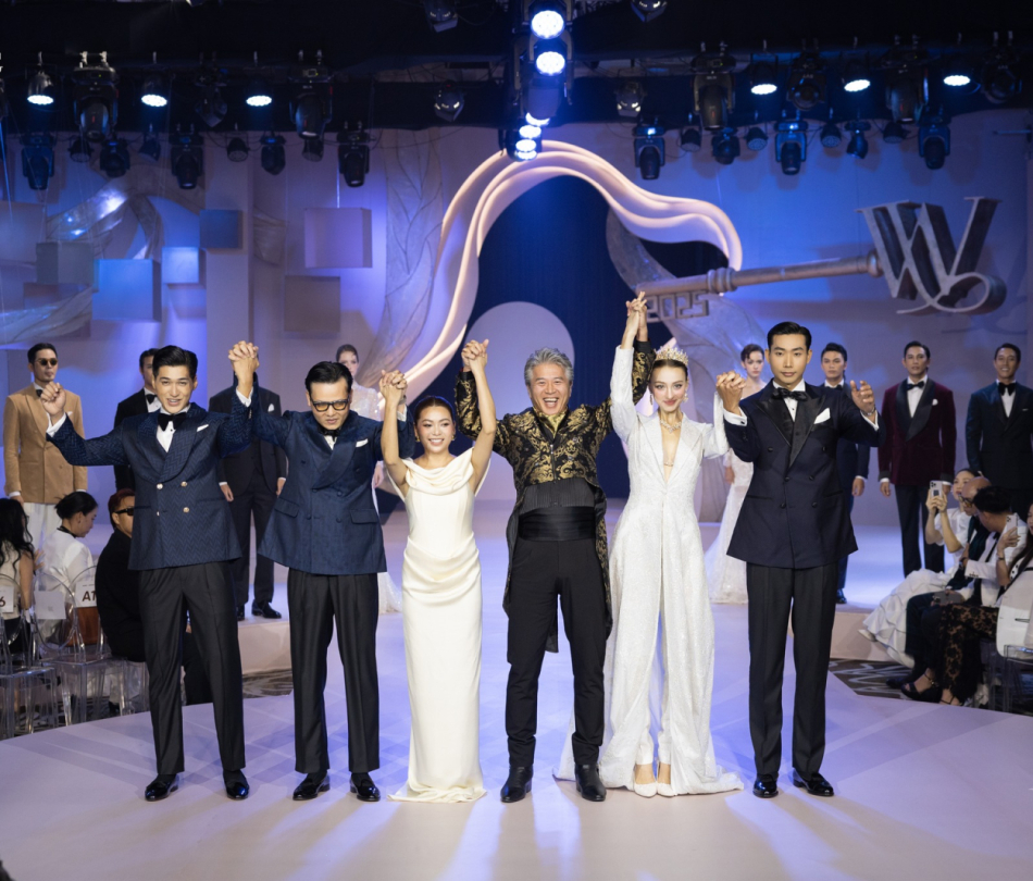 Nội Thất Khu Trình Diễn & Lounge Vietnam Wedding Week 2025 — Trung Dung Media, TP.HCM