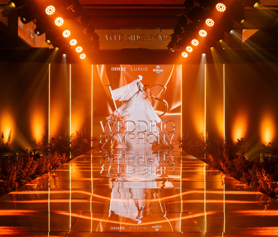 Nội Thất Khu Gala Fashion Show Cưới Wedding Symphony 2025 — Hilton Saigon, TP.HCM