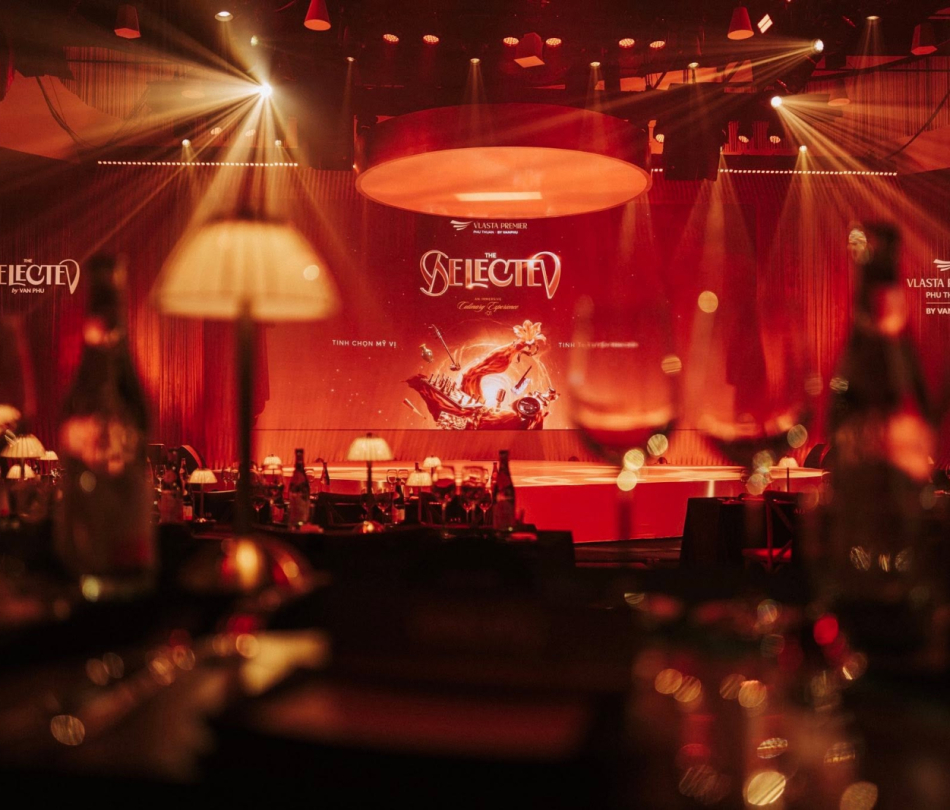 Nội thất bàn tiệc THE SELECTED #01 — Vlasta Premier Phú Thuận, Riverstage Thủ Thiêm, TP.HCM
