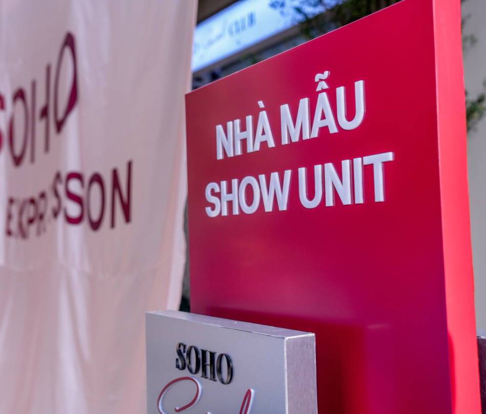 Nội thất khu sự kiện SOHO Social Club — Ra mắt nhà mẫu, The Global City, TP Thủ Đức