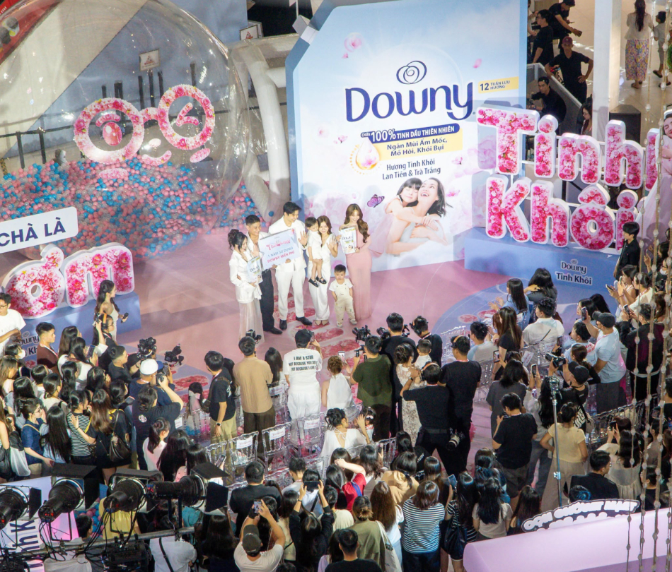 Sự kiện activation Trường Học Tinh Khôi — Downy, Gigamall, TP.HCM