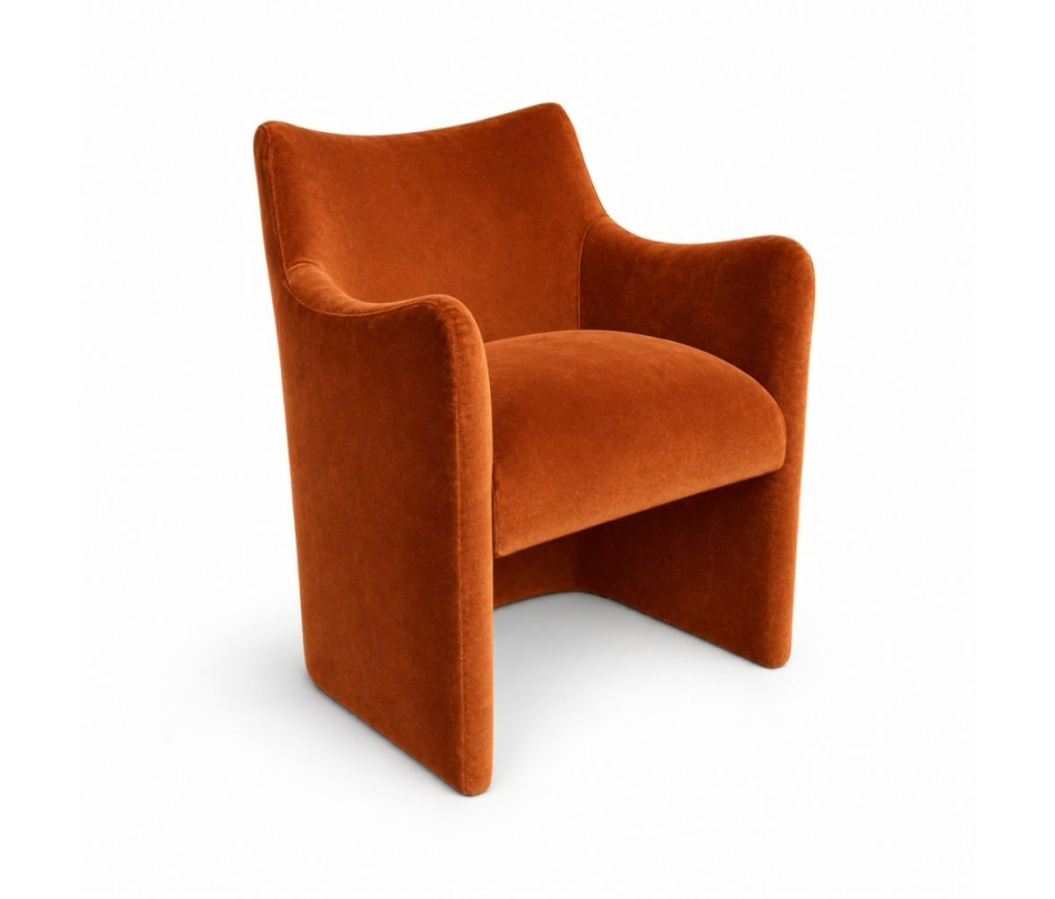 Ghế Sofa Muse - Nhung Cam Đất