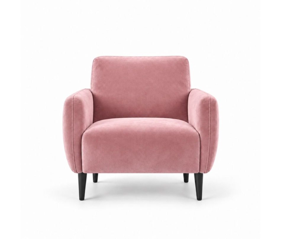 Ghế Sofa Armchair VIP - Nhung Hồng Đào