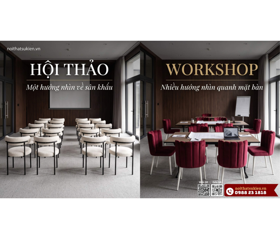 Workshop là gì? Khác hội thảo thế nào và cách bố trí không gian workshop doanh nghiệp 2026