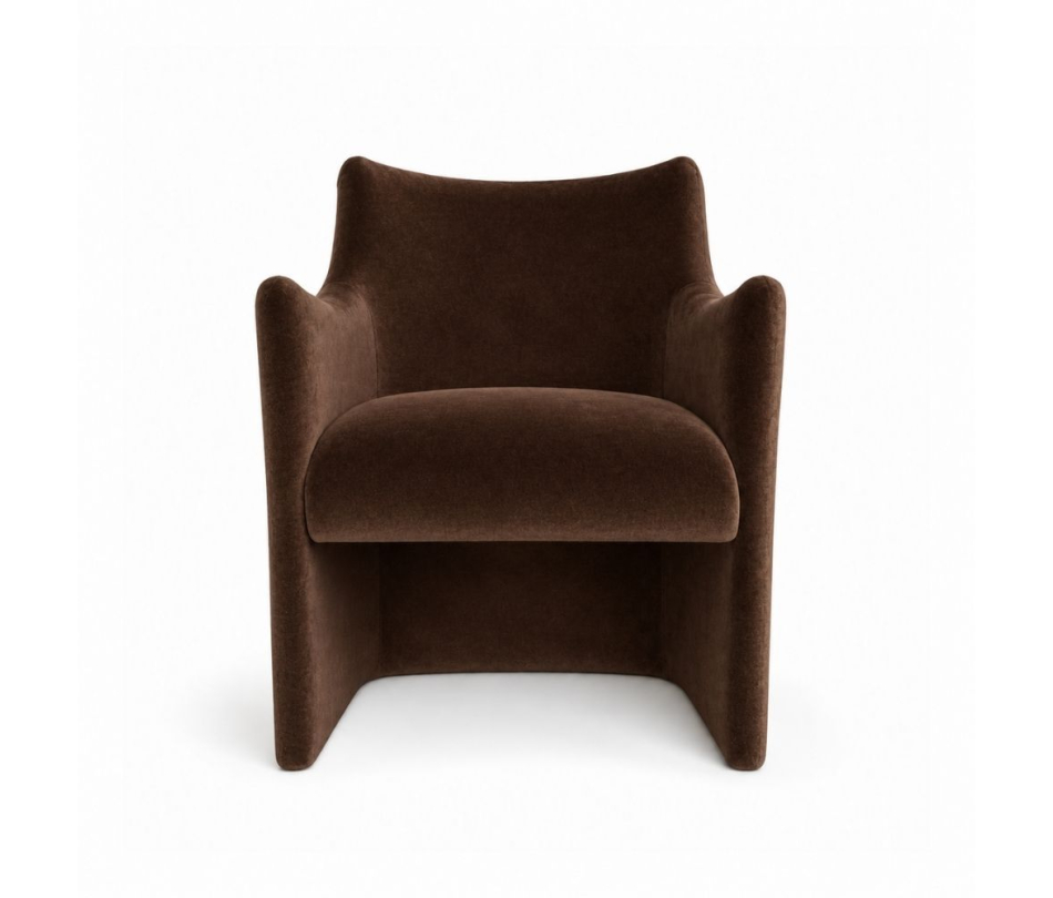Ghế Sofa Muse - Nhung Nâu Chocolate