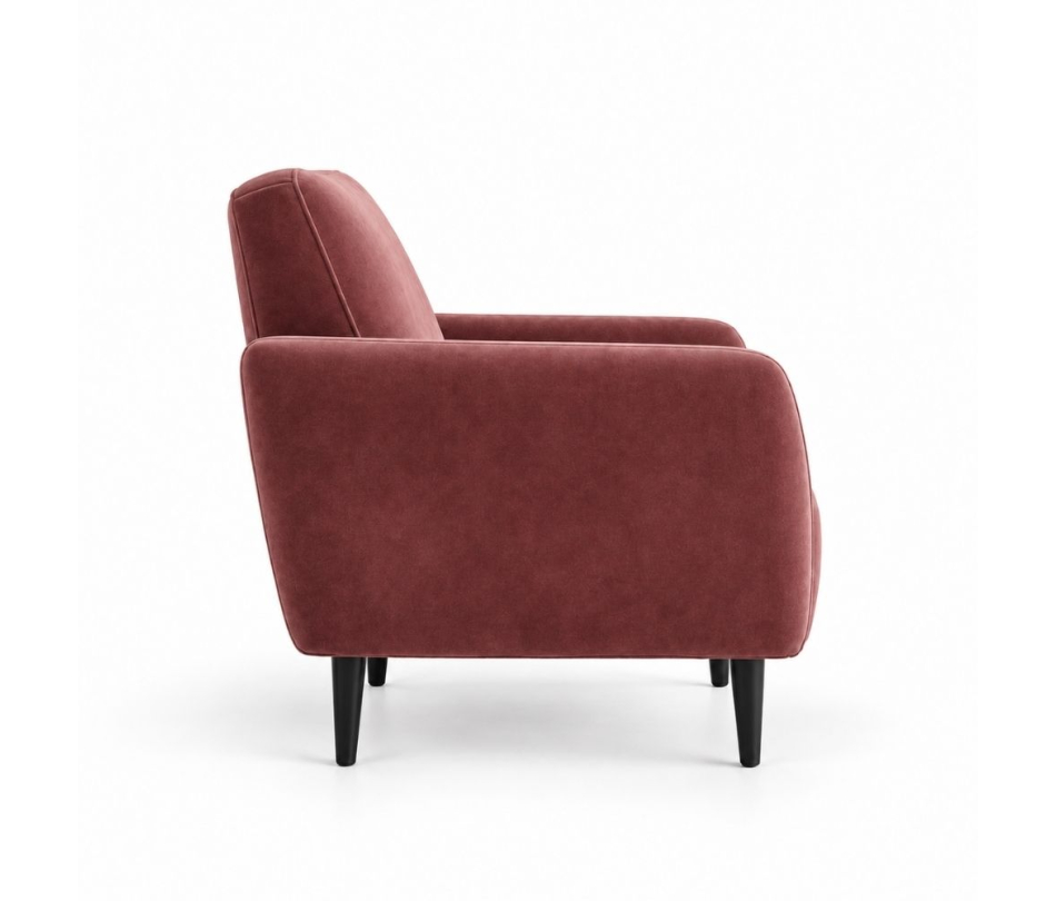 Ghế Sofa Armchair VIP - Nhung Hồng Dusty