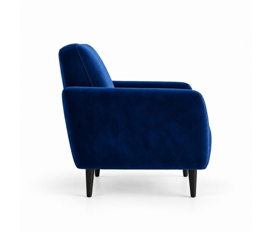 Ghế Sofa Armchair VIP - Nhung Xanh Cobalt