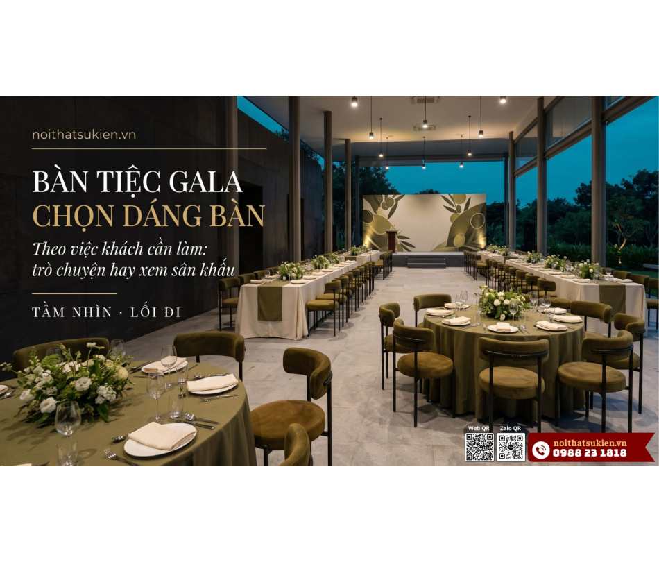 Gala Dinner Là Gì? Gala, Banquet, Fine Dining Khác Nhau Thế Nào Và Cách Bố Trí Bàn Tiệc Gala