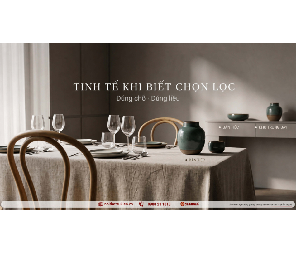 Gốm thủ công Việt vào sự kiện cao cấp: điểm nhấn tinh tế hay bày biện rối mắt?