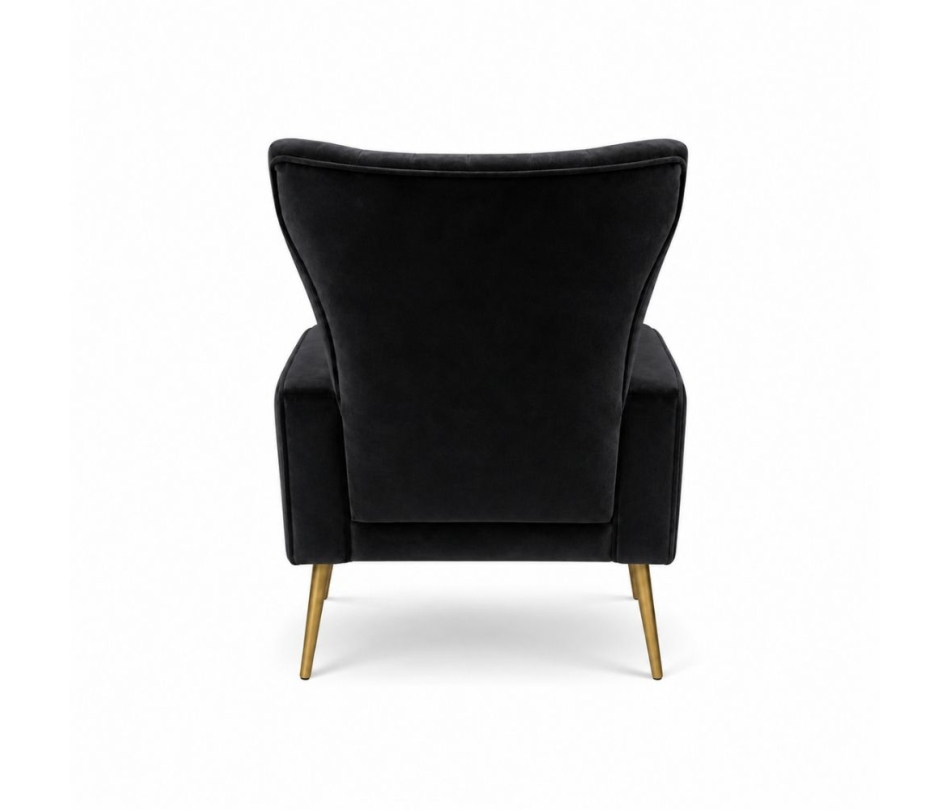 Ghế Sofa Armchair Aria - Nhung Đen