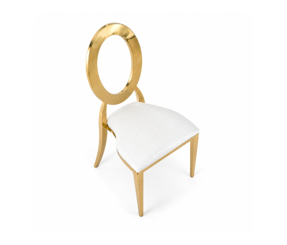 Ghế Louis Oval Vàng Gold