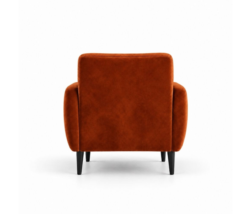 Ghế Sofa Armchair VIP - Nhung Cam Đất