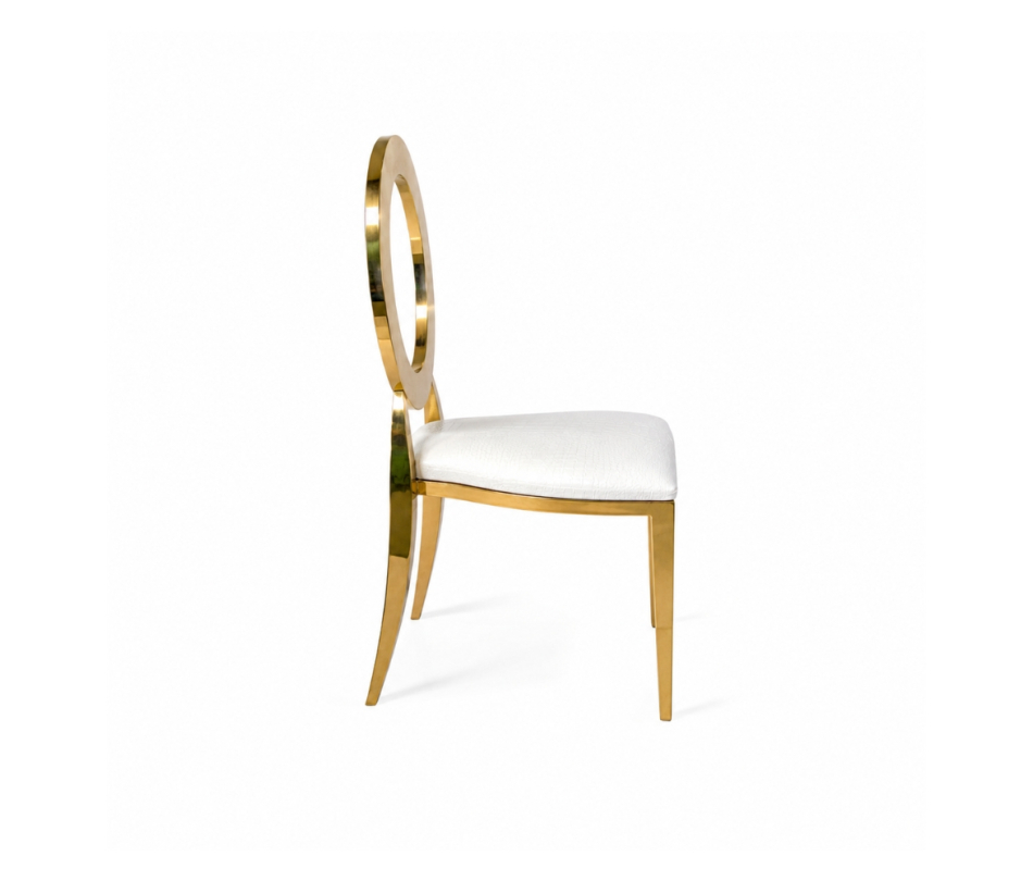 Ghế Louis Oval Vàng Gold