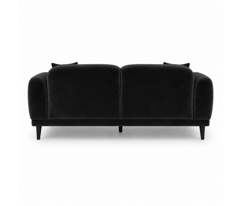 Sofa Đôi Lounge - Nhung Đen