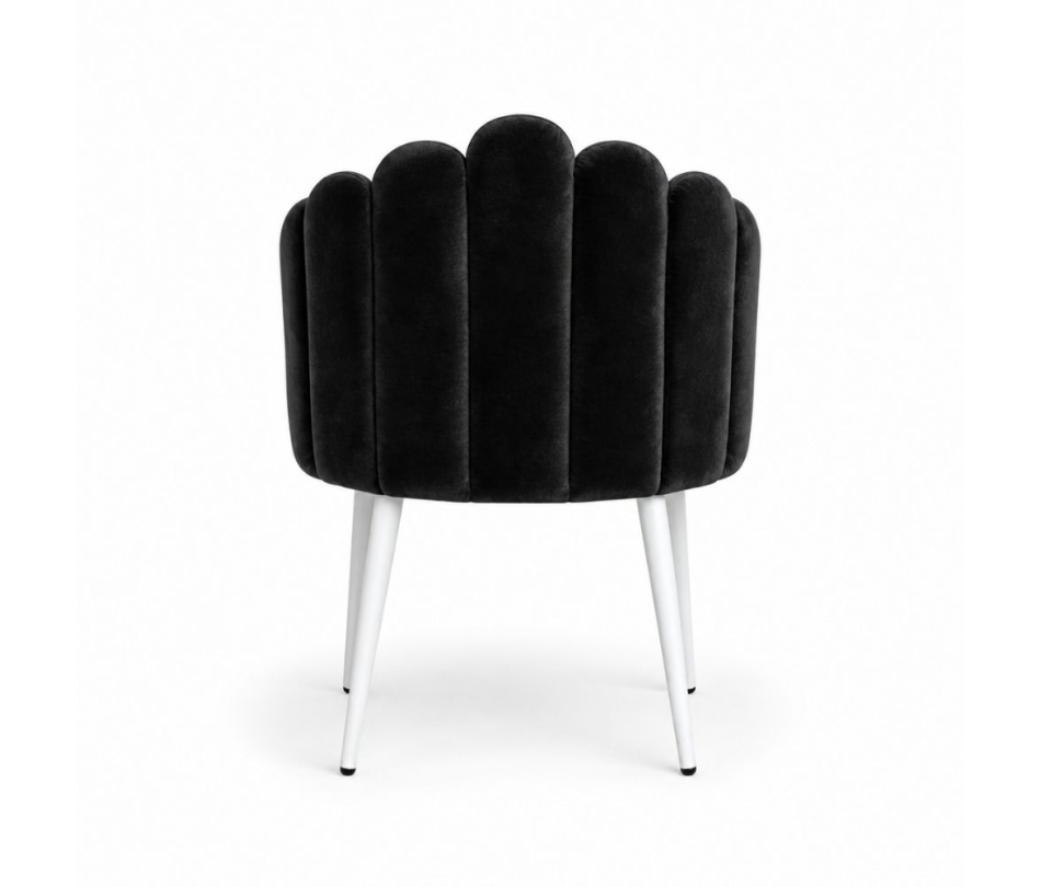 Ghế Bloom Armchair - Nhung Đen