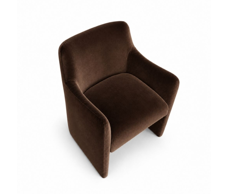 Ghế Sofa Muse - Nhung Nâu Chocolate