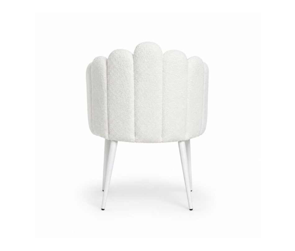 Ghế Bloom Armchair - Bouclé Trắng