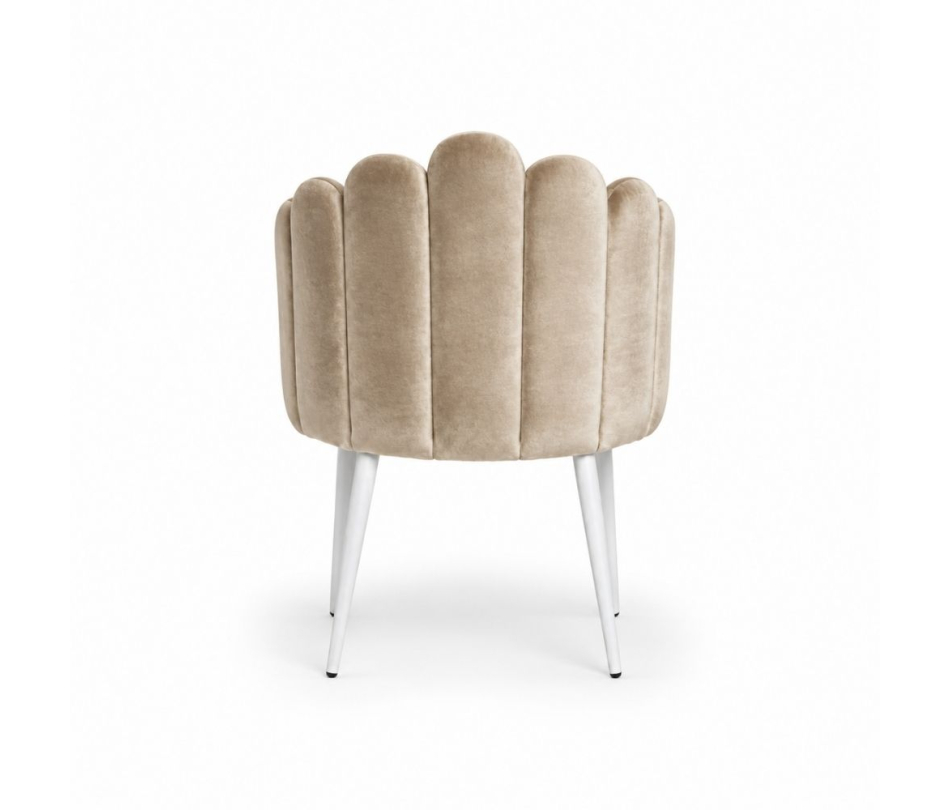 Ghế Bloom Armchair - Nhung Champagne