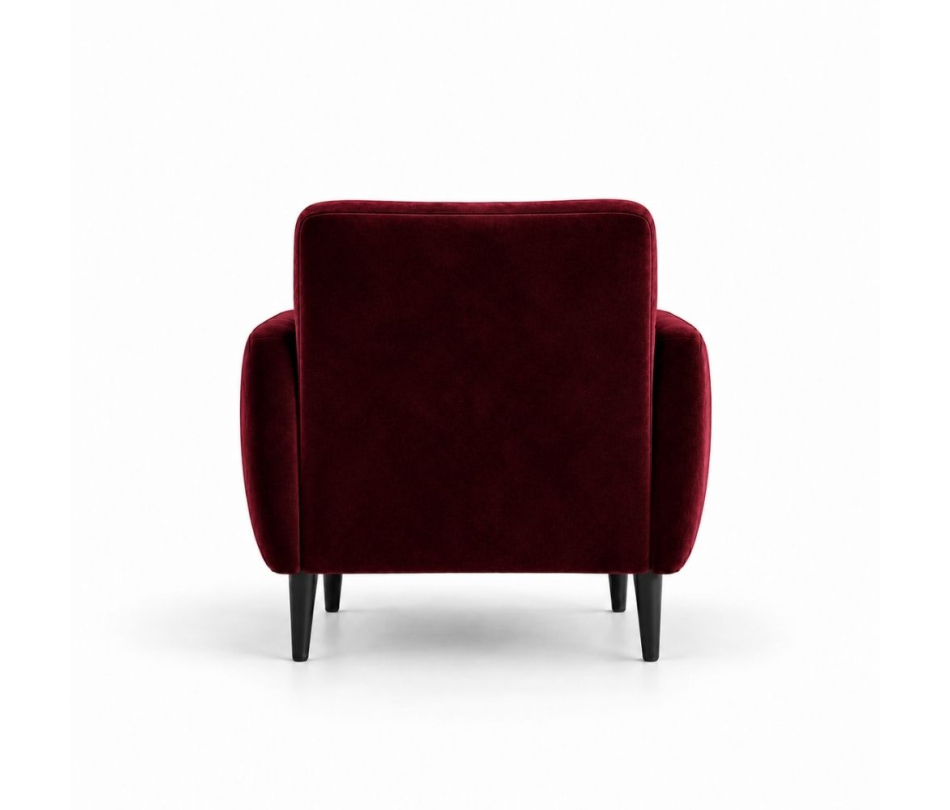 Ghế Sofa Armchair VIP - Nhung Đỏ Burgundy