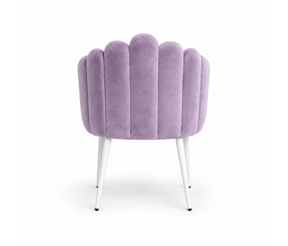 Ghế Bloom Armchair - Nhung Tím Lilac