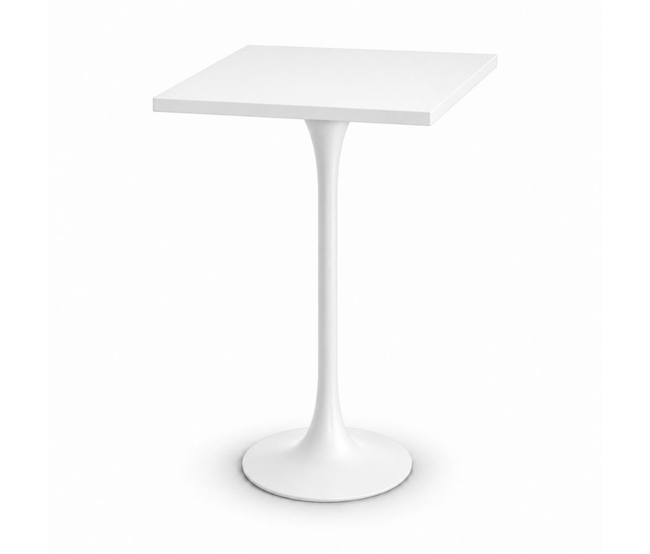 Bàn Bar Tulip Vuông 110cm - Trắng 70x70cm