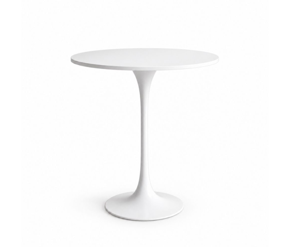 Bàn Tulip 75cm - Trắng; Ø80cm