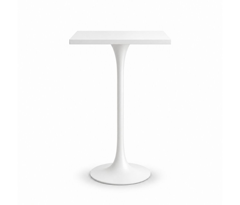 Bàn Bar Tulip Vuông 110cm - Trắng 70x70cm