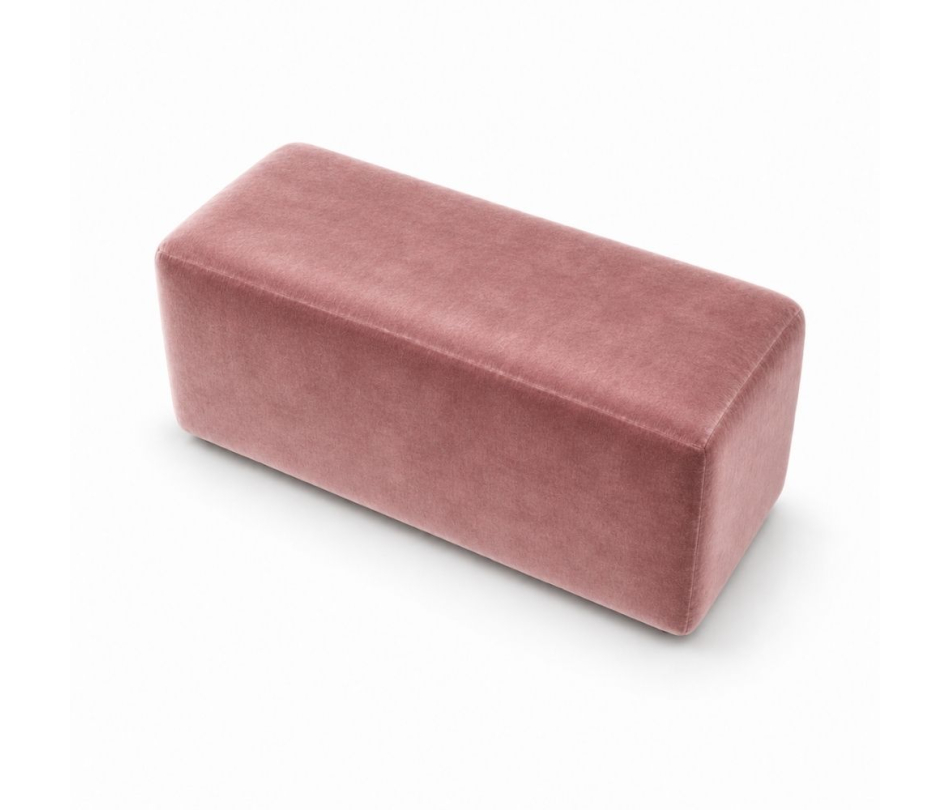 Ghế Bench Dài - Nhung Hồng Dusty