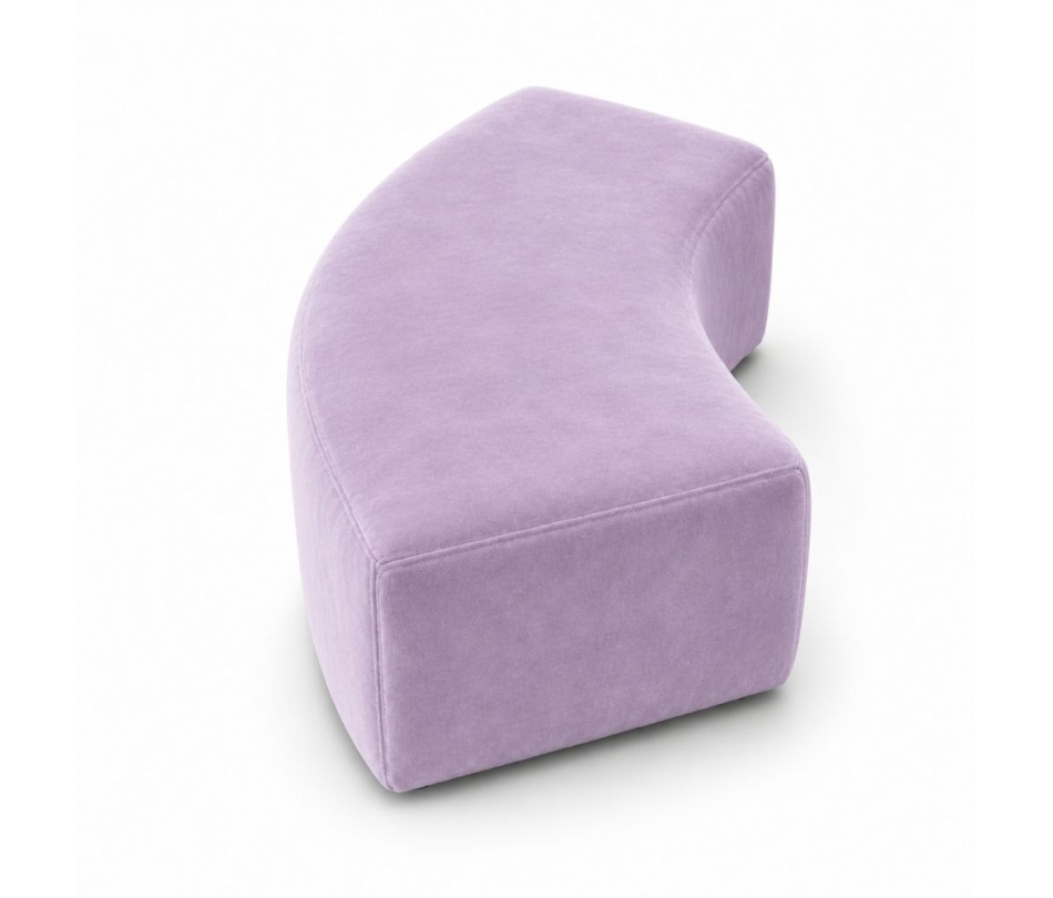 Ghế Băng Wave Module - Nhung Tím Lilac