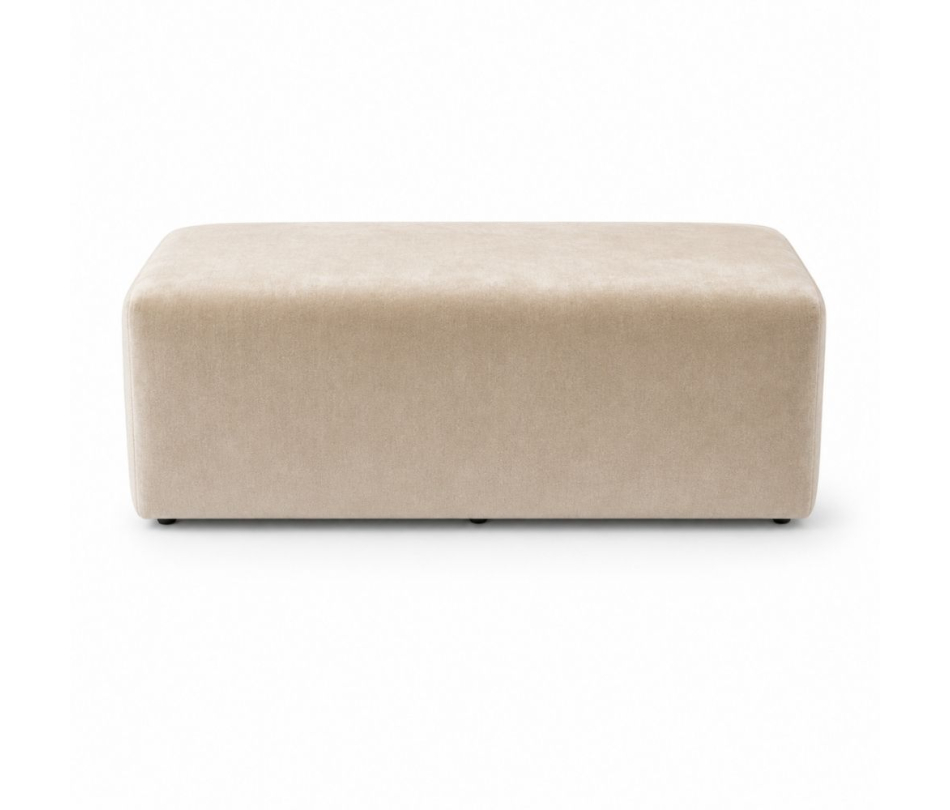 Ghế Bench Dài - Nhung Champagne