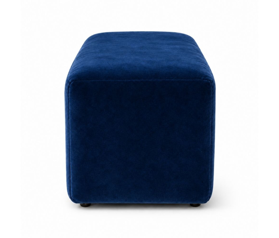 Ghế Bench Dài - Nhung Xanh Cobalt