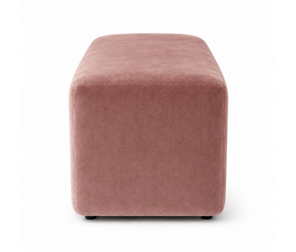 Ghế Bench Dài - Nhung Hồng Dusty