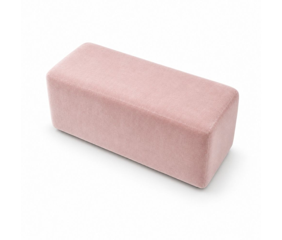 Ghế Bench Dài - Nhung Hồng Đào