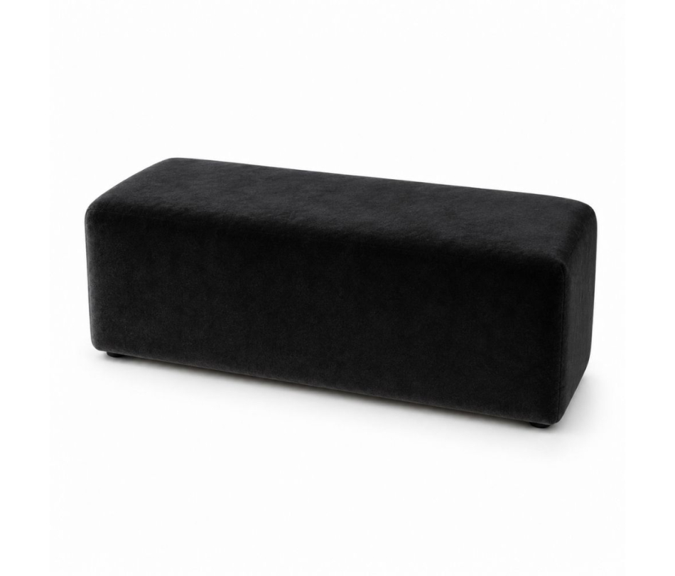 Ghế Bench Dài - Nhung Đen