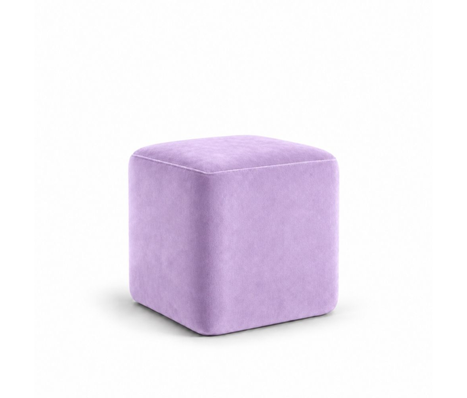 Đôn Vuông Nhung - Tím Lilac