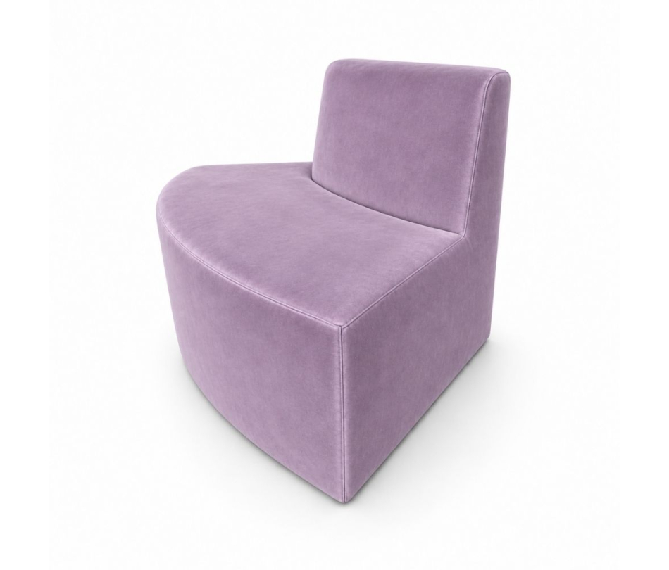 Sofa Module Lưng Nhỏ - Nhung Tím Lilac