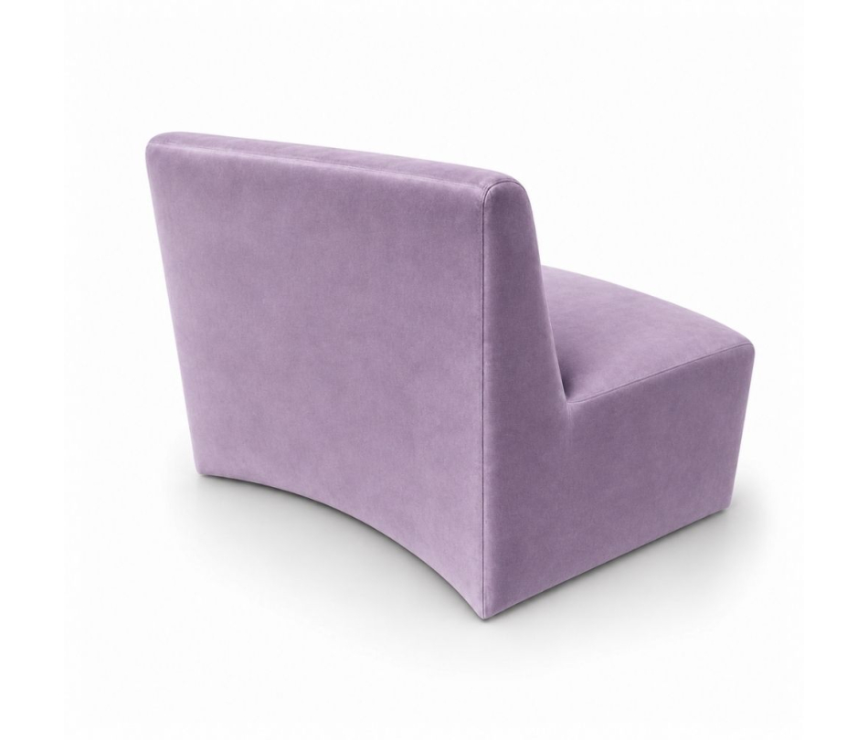 Sofa Module Lưng Nhỏ - Nhung Tím Lilac