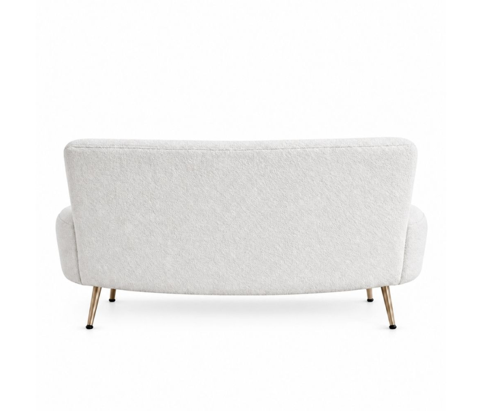 Sofa Cong Flow - Bouclé Trắng