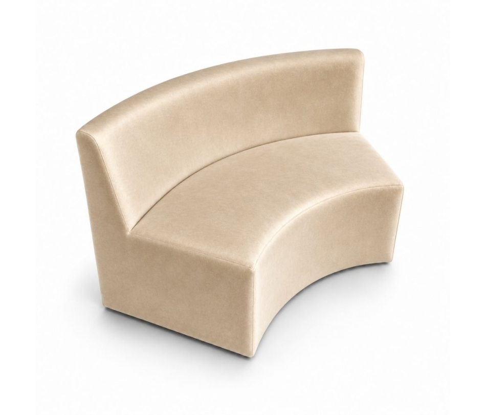 Sofa Module Lưng Lớn - Nhung Champagne