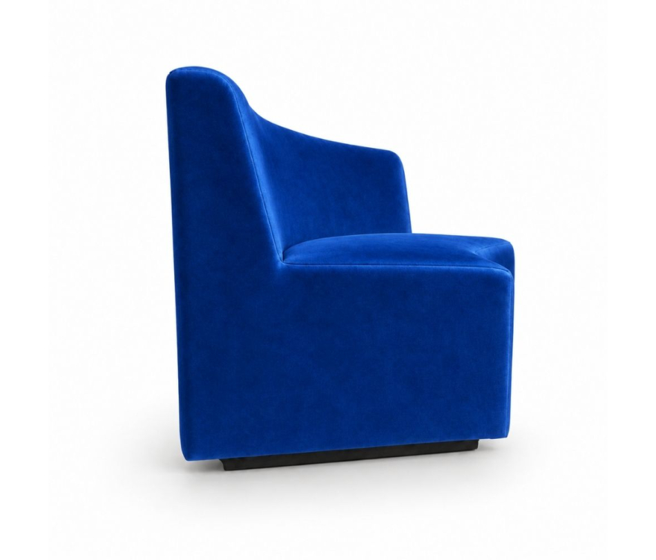Sofa Module Lưng Lớn - Nhung Xanh Cobalt