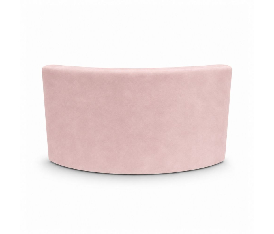 Sofa Module Lưng Lớn - Nhung Hồng Đào