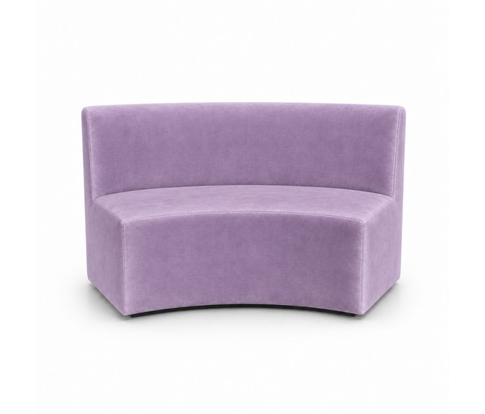 Sofa Module Lưng Lớn - Nhung Tím Lilac